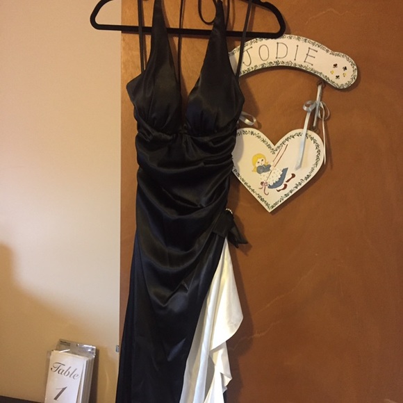 Dresses & Skirts - Long black and white formal dress